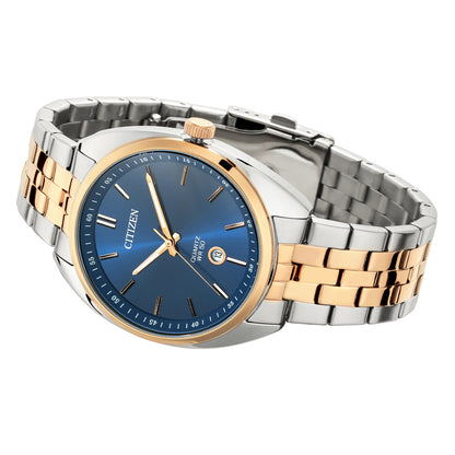 Citizen X Quartz Blue Dial Two-tone Men's Watch - BI5096-53L