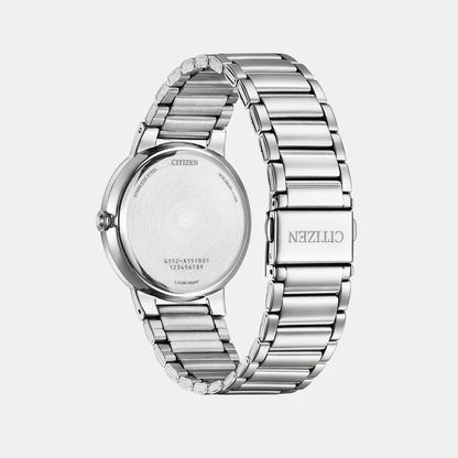 Citizen Quartz Green Dial Analog Stainless Steel Band Men Watch BI5120-51X