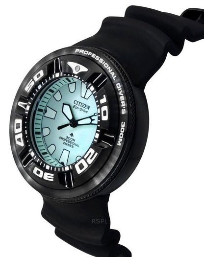 Citizen Eco-Drive Green Dial With PU Strap Men Watch BJ8055-04X