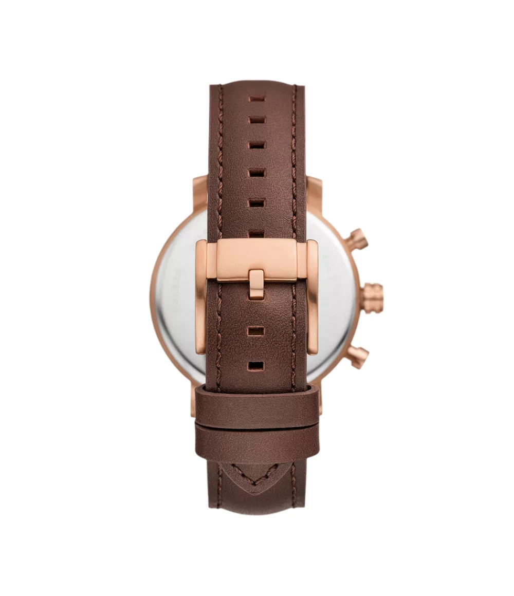 BQ2877 Fossil | Rhett Multifunction Brown Leather Watch (Men)