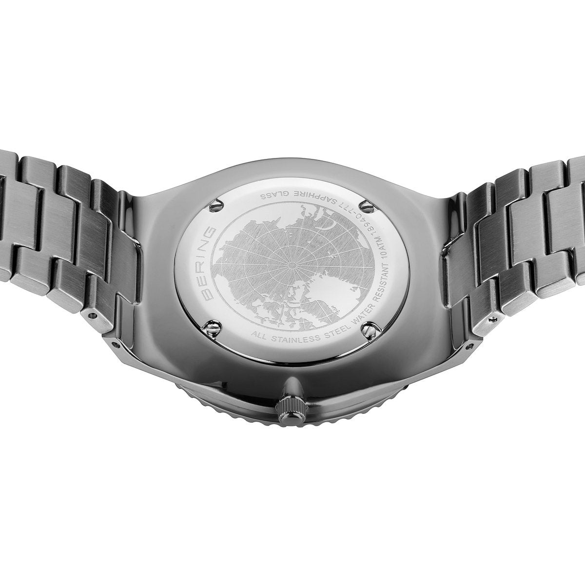 Bering Classic Arctic Sailing Grey Dial Analog Men Watch 18940-777