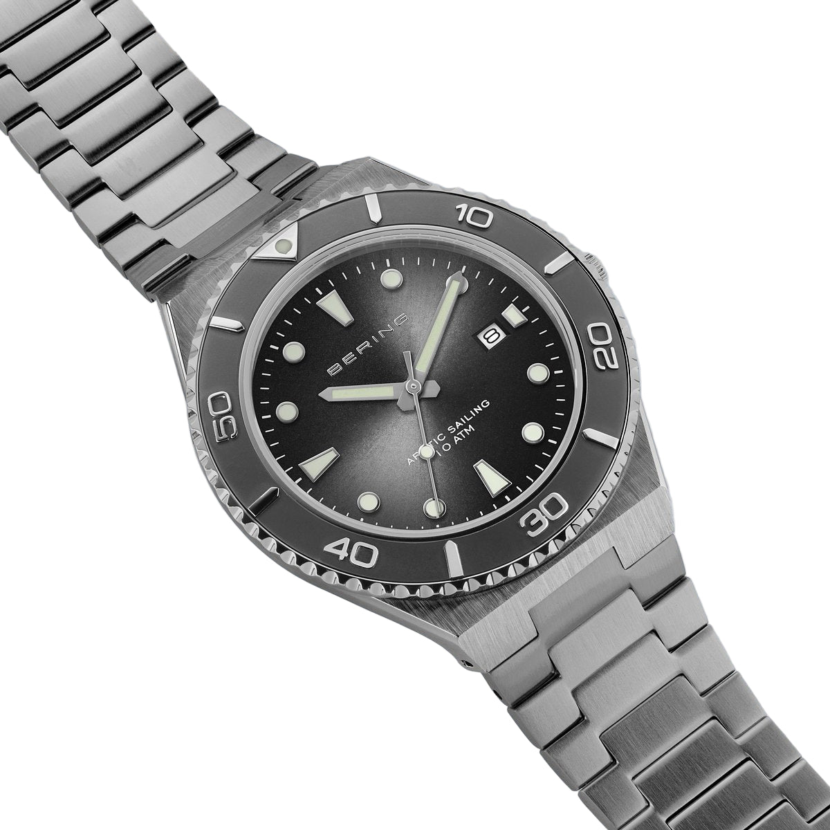 Bering Classic Arctic Sailing Grey Dial Analog Men Watch 18940-777