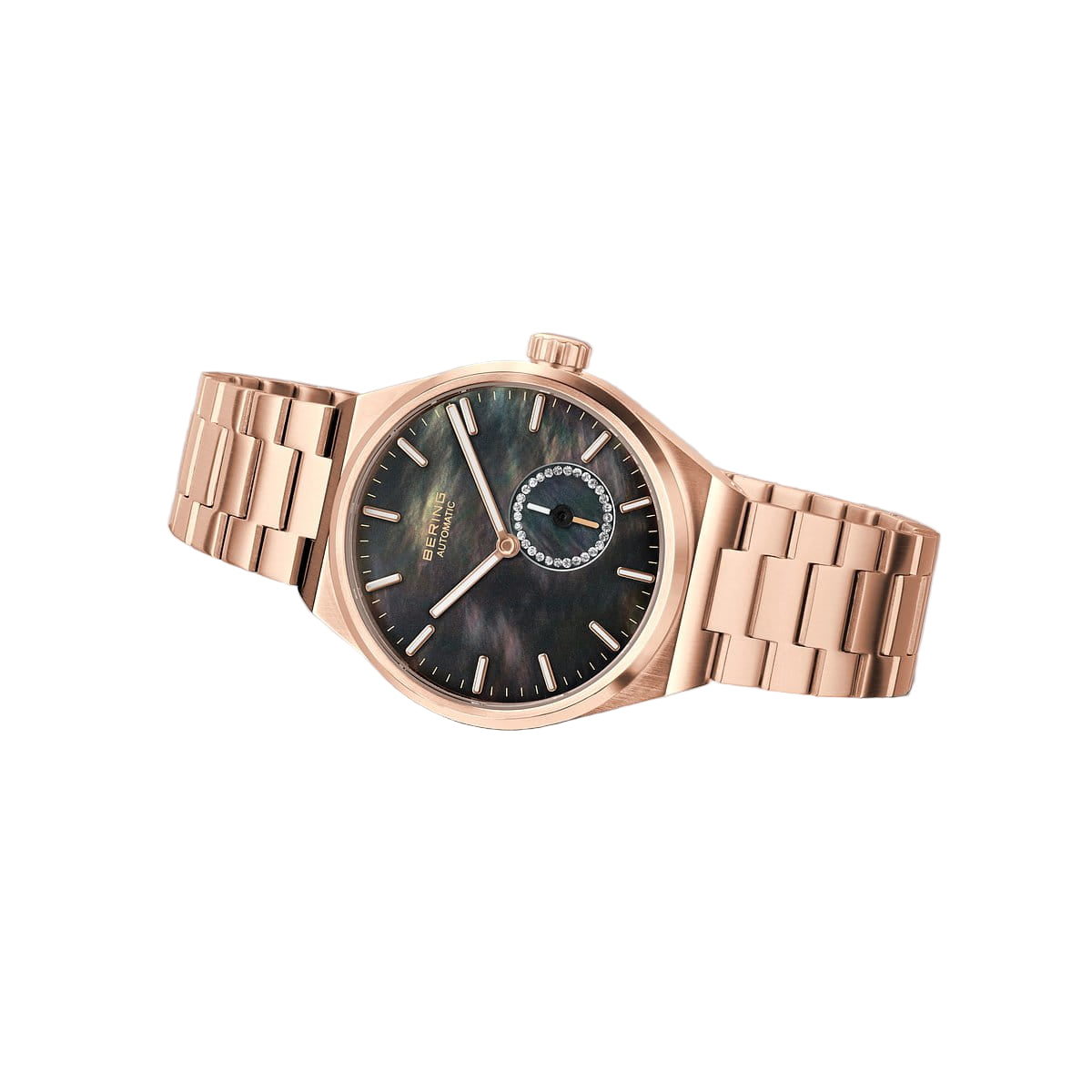 Bering Rose Gold Dial Automatic Analog Watch For Women 19435-762
