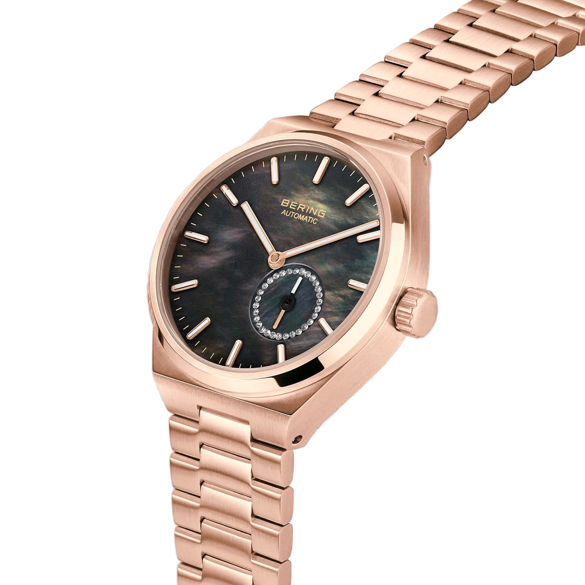 Bering Rose Gold Dial Automatic Analog Watch For Women 19435-762