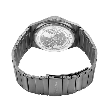 Bering Classic Grey Round Dial Analog Watch For Men 19742-777