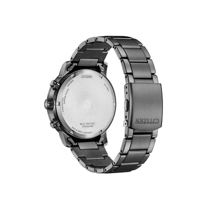 CITIZEN Eco-Drive Black Dial Analog Chronograph Men's Watch CA0847-88H