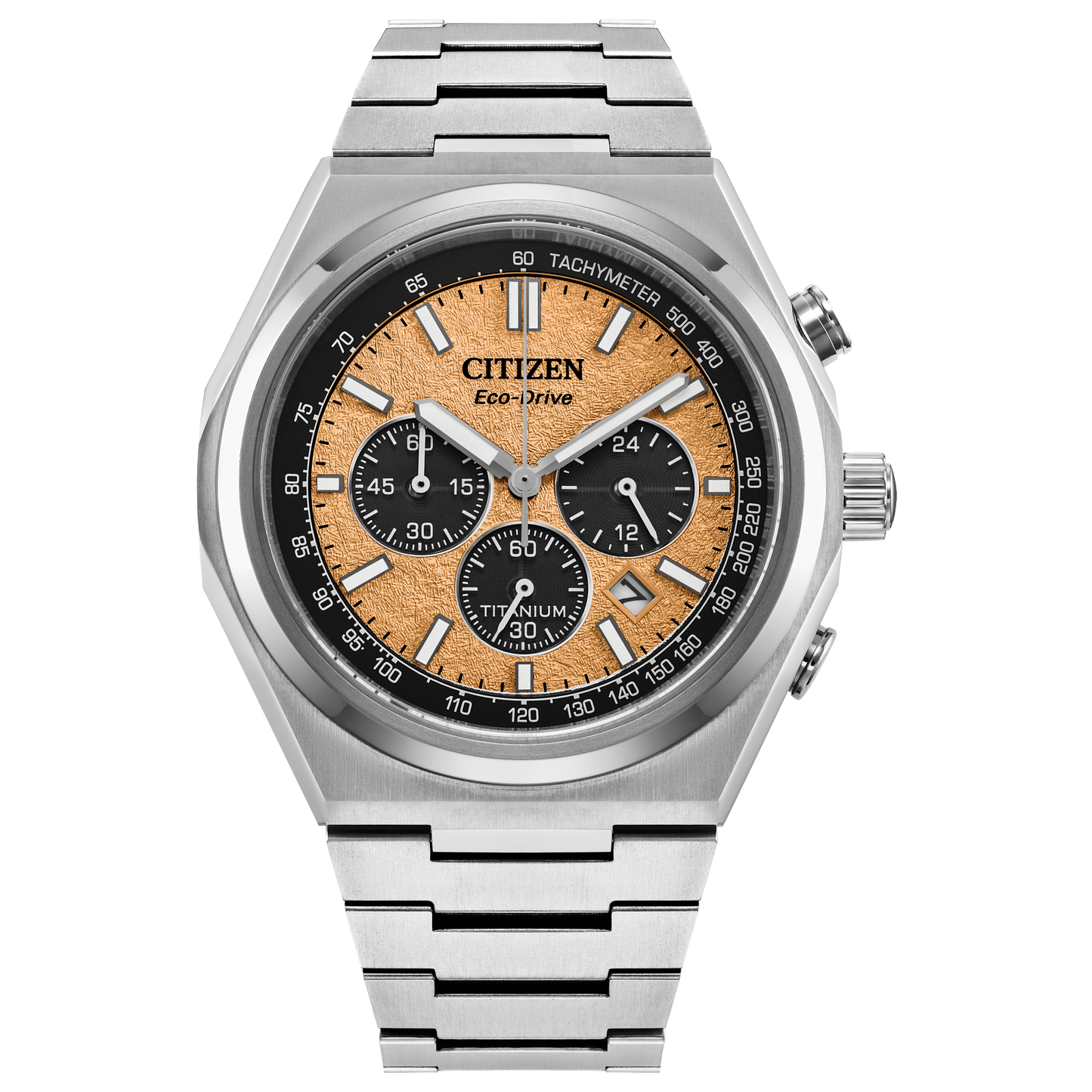 CA4610-85Z Citizen | Salmon Tone Dial Zenshin Chrono Watch (Men)