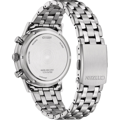 Citizen Eco drive White Dial Chronograph Men Watch - CA4630-53A