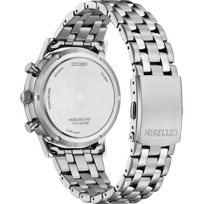 Citizen Eco drive Black Dial Chronograph Men Watch - CA4630-53E