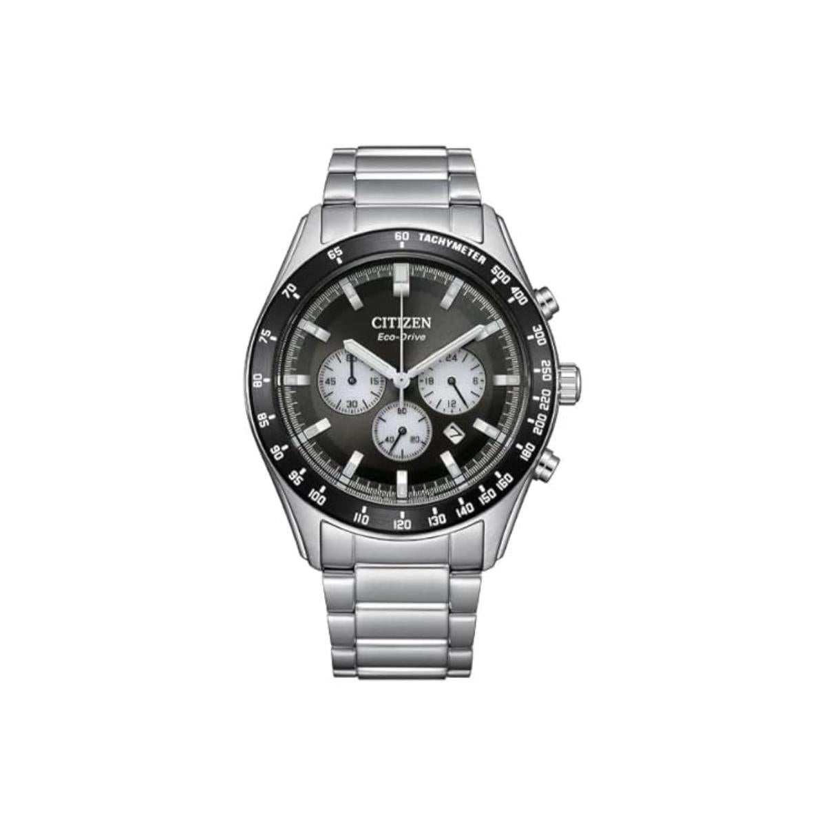CITIZEN Sport Luxury Quartz Black Dial Analog Men's Watch CA4674-58E