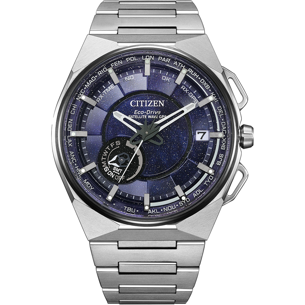 Citizen Eco Drive Satellite Wave X Blue Dial Men's Watch - CC3097-52L