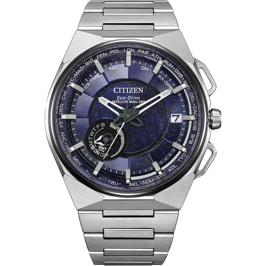 Citizen Eco Drive Satellite Wave X Blue Dial Men's Watch - CC3097-52L