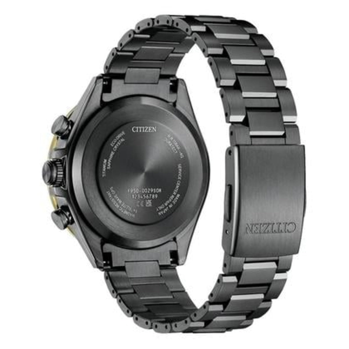 CITIZEN Black Eco-Drive 50th Anniversary Edition ATTES Men's Watch CC4078-51E