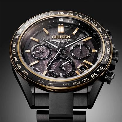 CITIZEN Black Eco-Drive 50th Anniversary Edition ATTES Men's Watch CC4078-51E