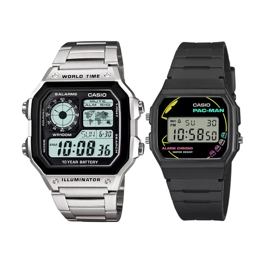 Casio D099 & D384 Digital Watches Combo (Unisex)