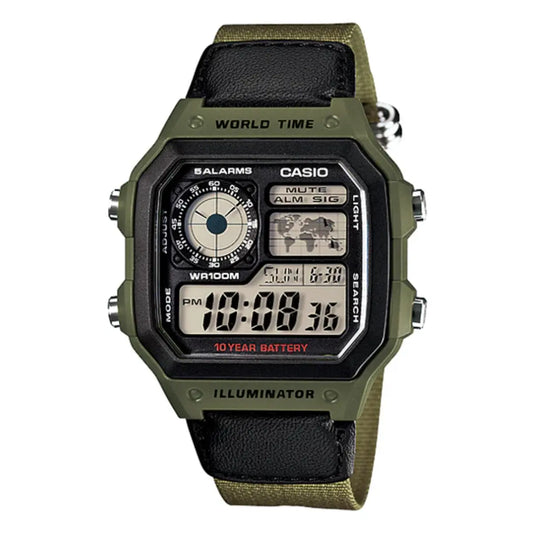 Casio Youth AE-1200WHB-3B Digital Men's Watch D101