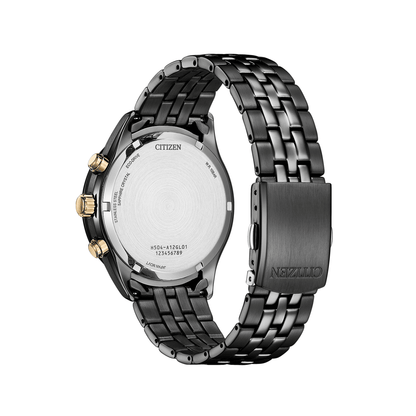 Citizen Eco-Drive Quartz Green Dial Chronograph Men's Watch AT2576-50X