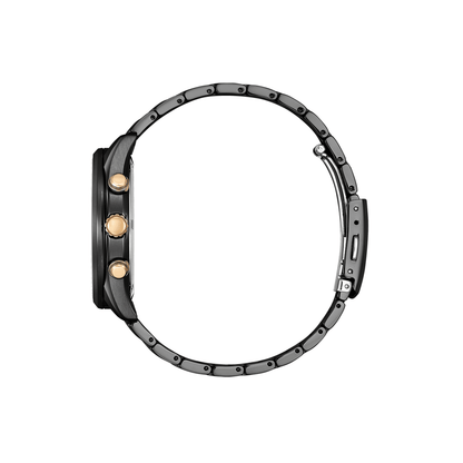 Citizen Eco-Drive Quartz Green Dial Chronograph Men's Watch AT2576-50X