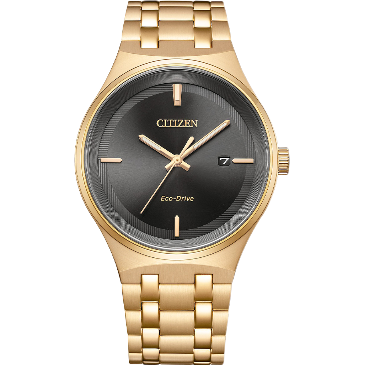 Citizen Axiom Eco-Drive Black Dial With Date Men's Watch BM7653-50E