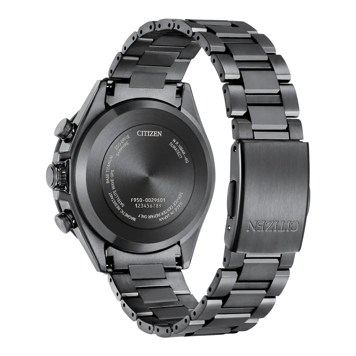 Citizen Titanium GPS Satellite Black Dial Analog Men's Watch CC4055-65E