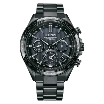 Citizen Titanium GPS Satellite Black Dial Analog Men's Watch CC4055-65E