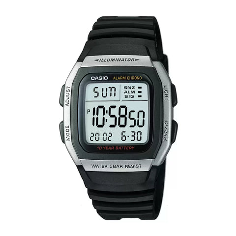 Casio D031 YOUTH W-96H-1AVDF Black Digital Unisex Watch - Buy Now at Sai Creations Watches