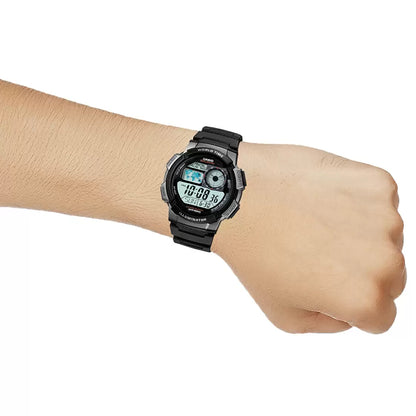 Casio YOUTH AE-1000W-1BVDF - D081 Black Digital - Unisex Watch