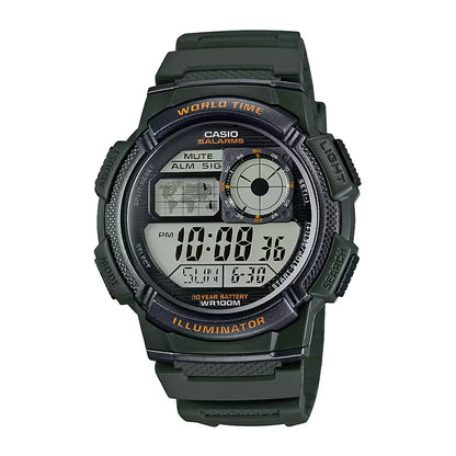 Casio YOUTH AE-1000W-3AVDF - D119 Green Digital - Unisex Watch