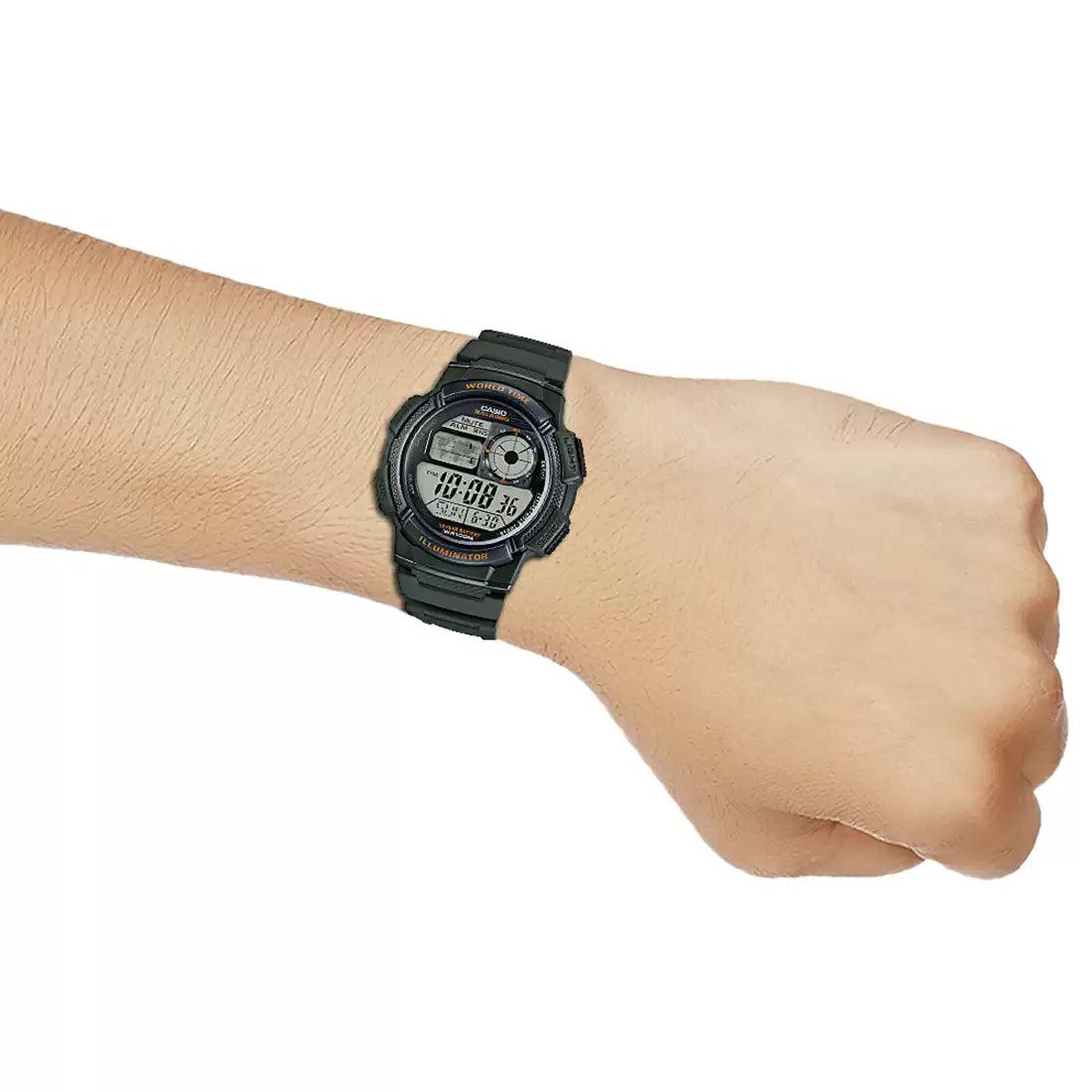 Casio YOUTH AE-1000W-3AVDF - D119 Green Digital - Unisex Watch