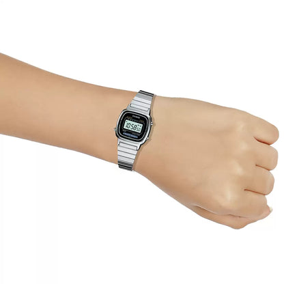 Casio VINTAGE COLLECTION LA670WD-1DF - D123 Silver Digital - Women's Watch