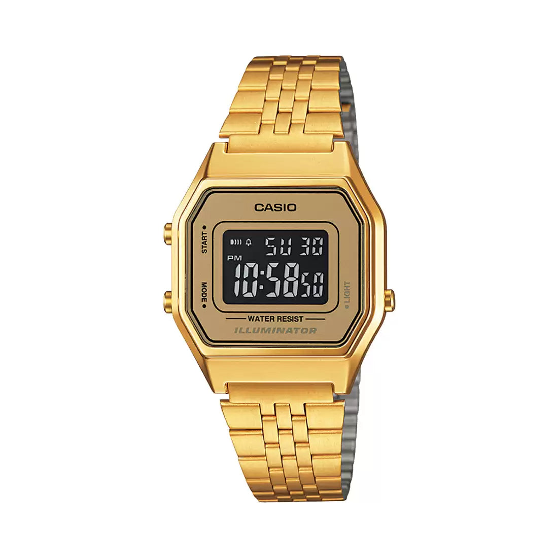 Casio VINTAGE COLLECTION LA680WGA-9BDF - D127 Gold Digital - Women's Watch