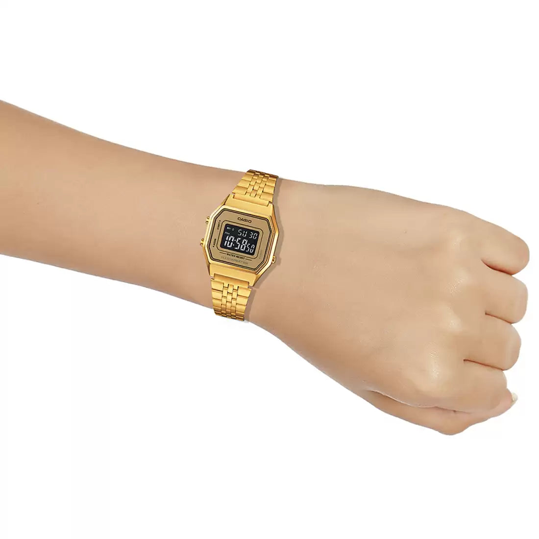 Casio VINTAGE COLLECTION LA680WGA-9BDF - D127 Gold Digital - Women's Watch