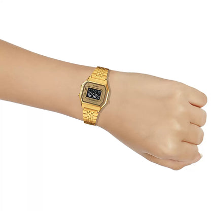 Casio VINTAGE COLLECTION LA680WGA-9BDF - D127 Gold Digital - Women's Watch