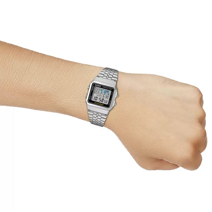 Casio VINTAGE COLLECTION A500WA-1DF - D133 Silver Digital - Unisex Watch