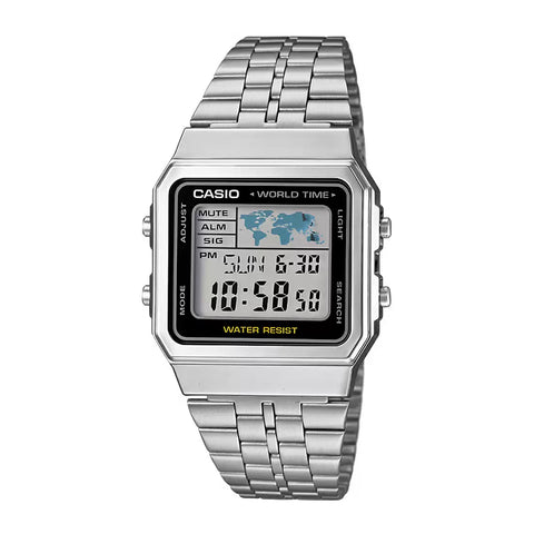 Casio VINTAGE COLLECTION A500WA-1DF - D133 Silver Digital - Unisex Watch - Buy Now at Sai Creations Watches