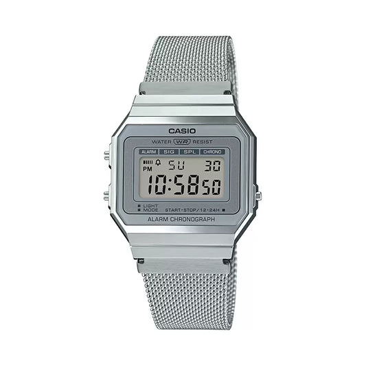 Casio VINTAGE COLLECTION A700WM-7ADF - D170 Silver Digital - Unisex Watch