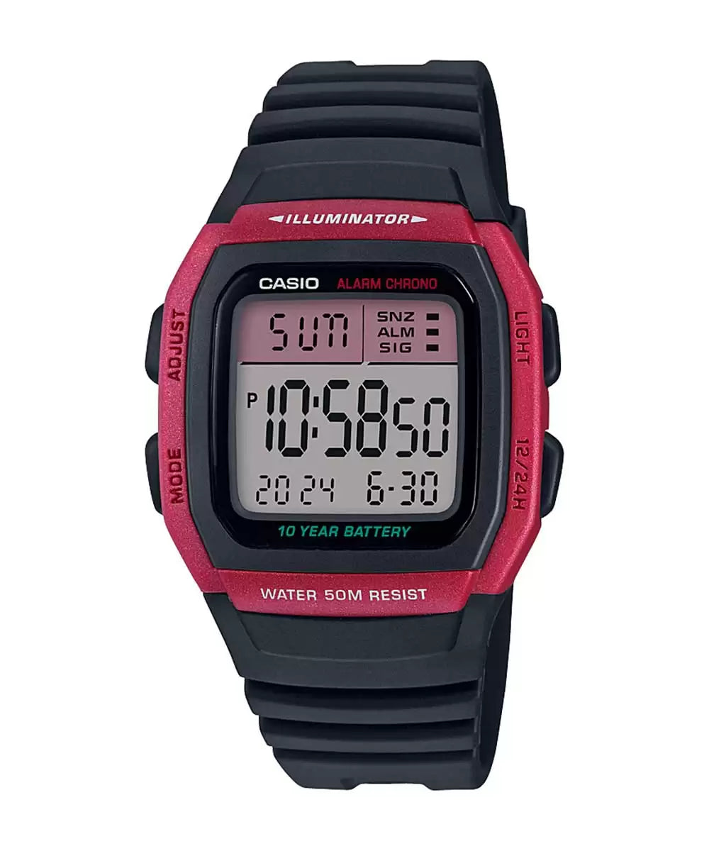 Casio YOUTH W-96H-4AVDF - D176 Black Digital - Unisex Watch