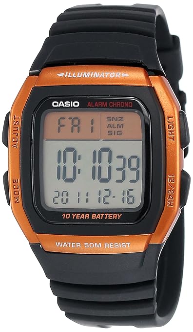 Casio D177 Casio Youth Series Digital Black Dial Men's Watch