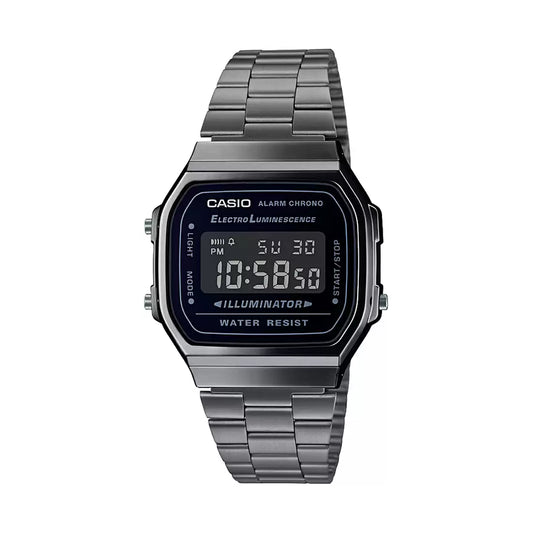 Casio D182 VINTAGE COLLECTION A168WGG-1BDF Grey Digital Unisex Watch