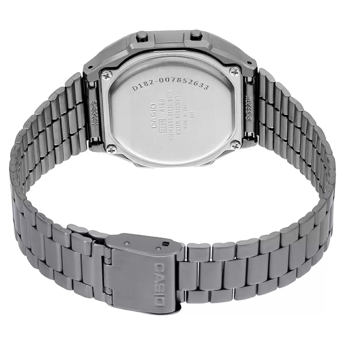 Casio D182 VINTAGE COLLECTION A168WGG-1BDF Grey Digital Unisex Watch