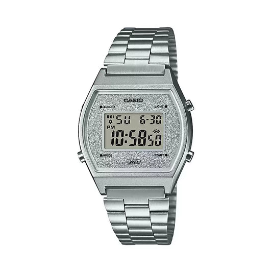 Casio VINTAGE COLLECTION B640WDG-7DF - D186 Silver Digital - Unisex Watch