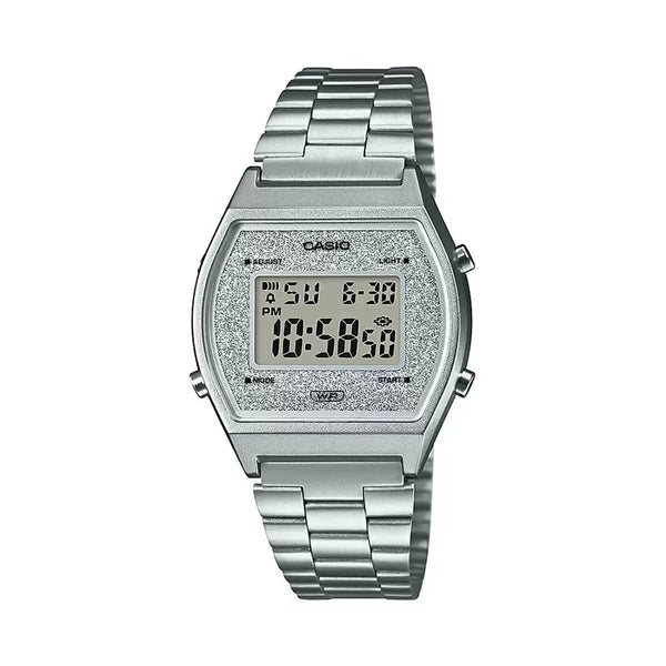 Casio VINTAGE COLLECTION B640WDG-7DF - D186 Silver Digital - Unisex Watch