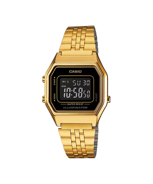 Casio VINTAGE COLLECTION LA680WGA-1BDF - D205 Gold Digital - Women's Watch