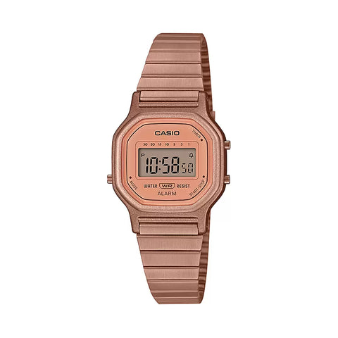Casio VINTAGE COLLECTION LA-11WR-5ADF - D217 Rose Gold Digital - Women's Watch - Buy Now at Sai Creations Watches