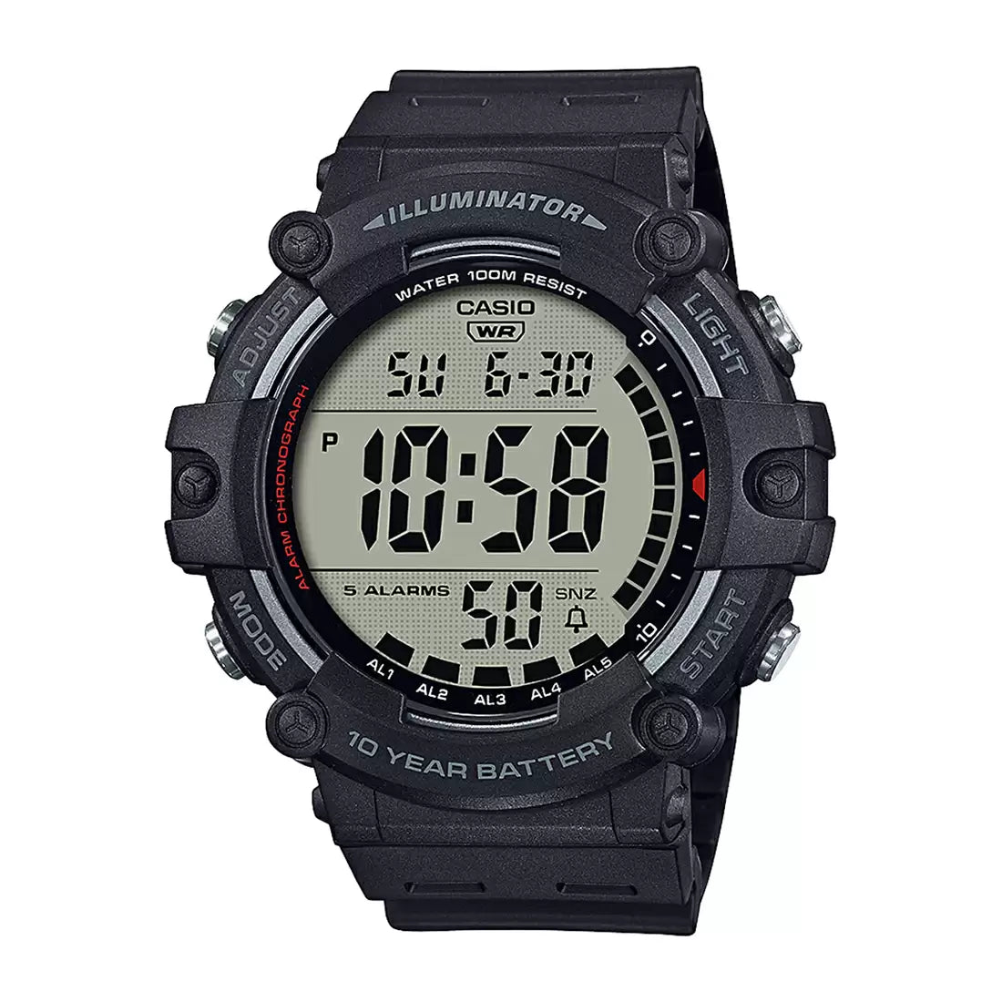 Casio YOUTH AE-1500WH-1AVDF - D218 Black Digital - Men's Watch
