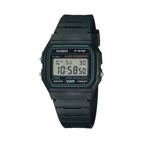 CASIO YOUTH F-91WB-2A1DF Green Digital Watch - D246 - Buy Now at Sai Creations Watches