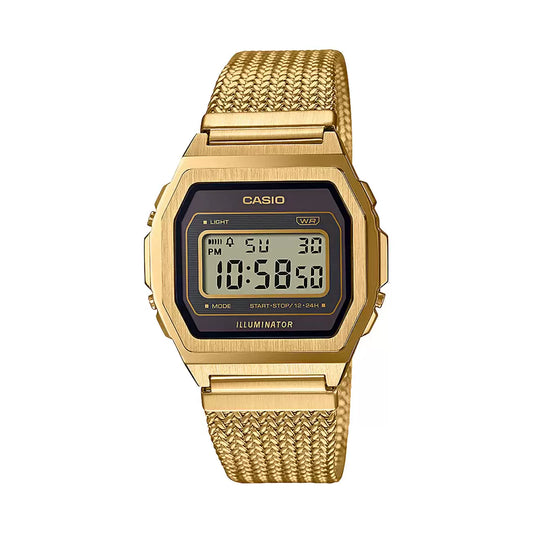 Casio VINTAGE COLLECTION A1000MGA-5DF - D277 Gold European Vintage Unisex Watch