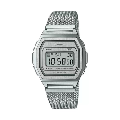 Casio VINTAGE COLLECTION A1000MA-7DF - D278 Silver European Vintage Unisex Watch - Buy Now at Sai Creations Watches