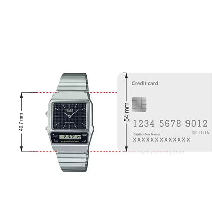 Casio VINTAGE COLLECTION AQ-800E-1ADF - D280 Analog-Digital Vintage Unisex Watch