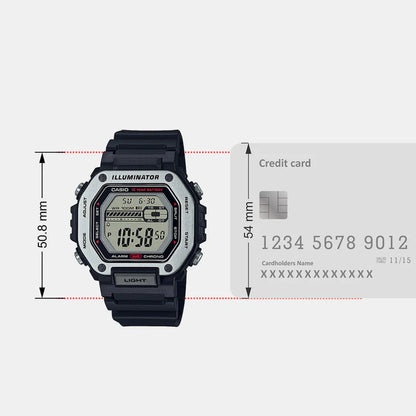 Casio YOUTH MWD-110H-1AVDF - D300 Black Digital Unisex Watch